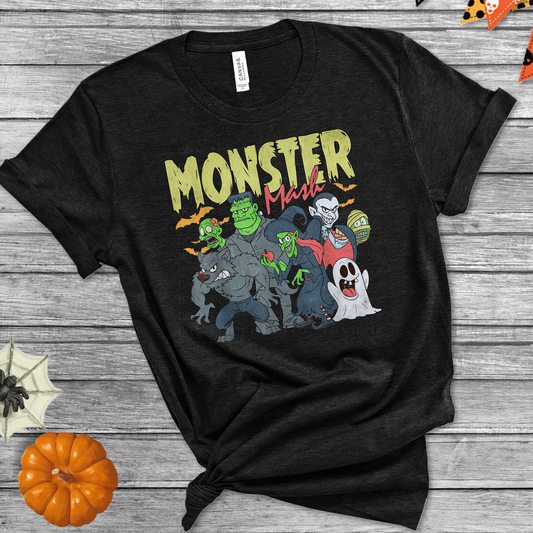 Monster Mash Vintage Halloween DTF Transfer