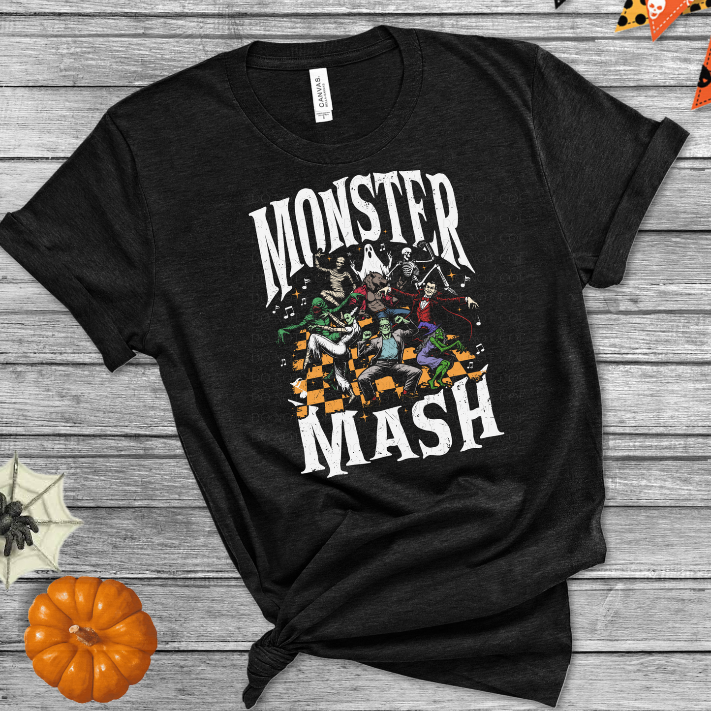 Monster Mash Distressed Halloween DTF Transfer