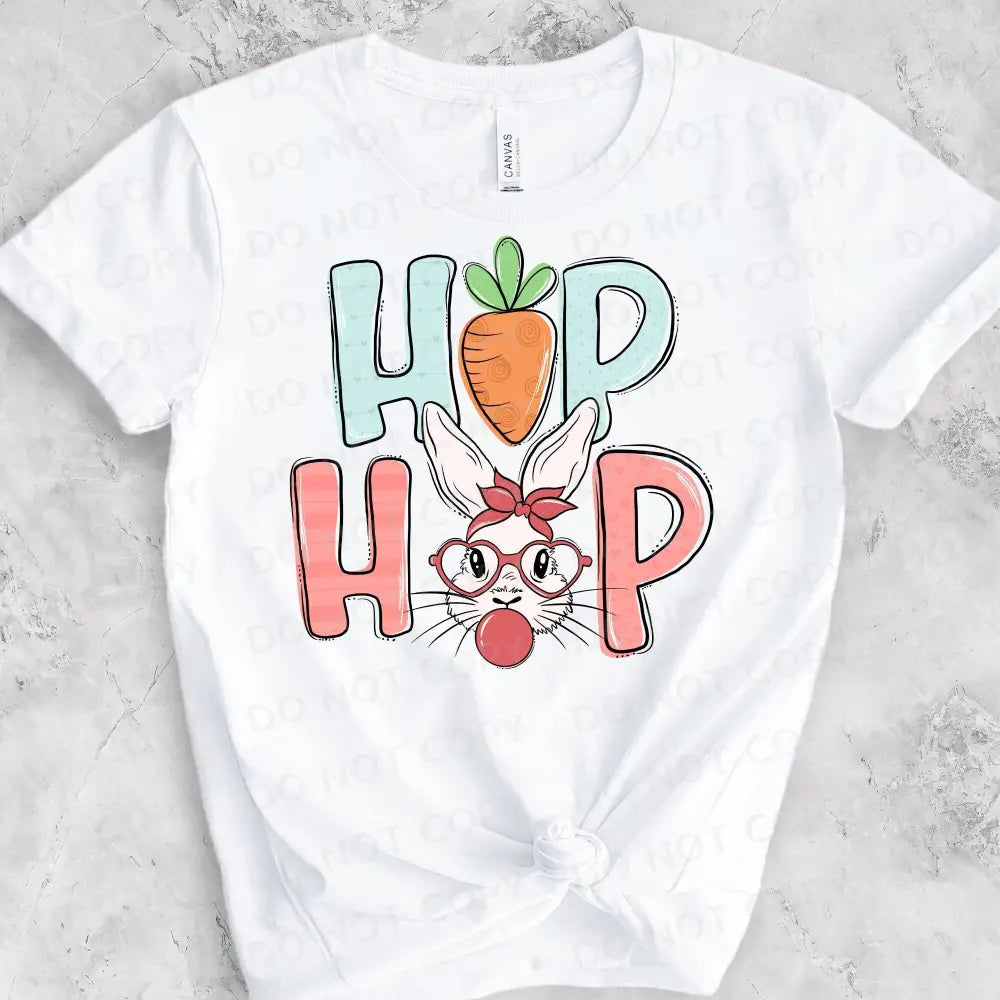 Hip Hop Easter Bunny Dtf Transfers Clear Film Full Color Ready To Press Heat Transfer Direct Print