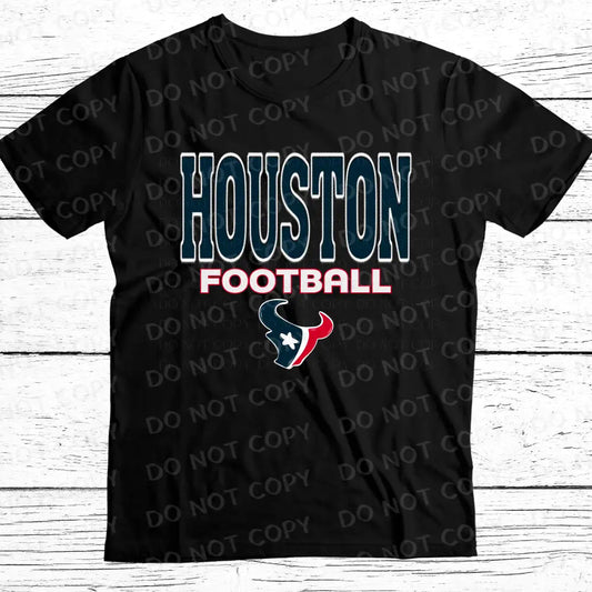 Houston Football Dtf Transfer Unisex Design