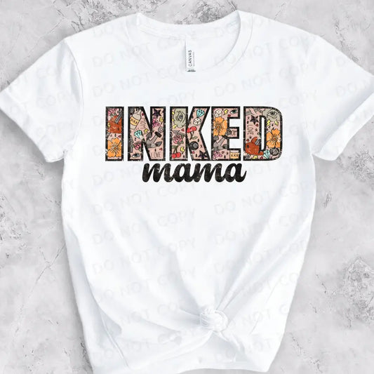 Inked Mama Dtf Transfers Ready To Press Heat Transfer Direct Film Print Clear Film Tattoo Mom