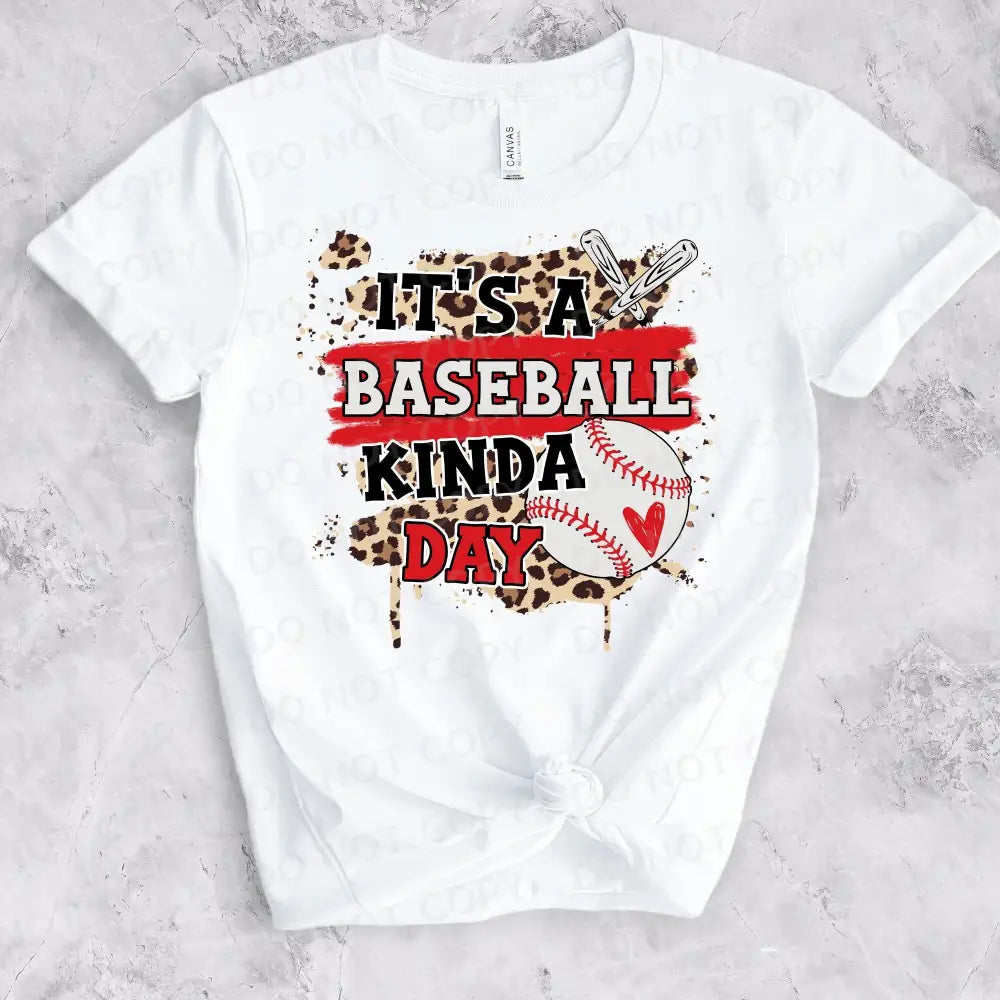 It’s A Baseball Kind Of Day Dtf Clear Film Prints Ready To Press Heat Transfer Direct Hot Peel