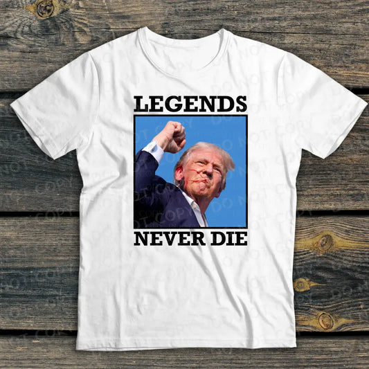 Legends Never Die Trump Usa Dtf Transfer