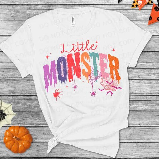 Little Monster Halloween Kids Dtf Transfer