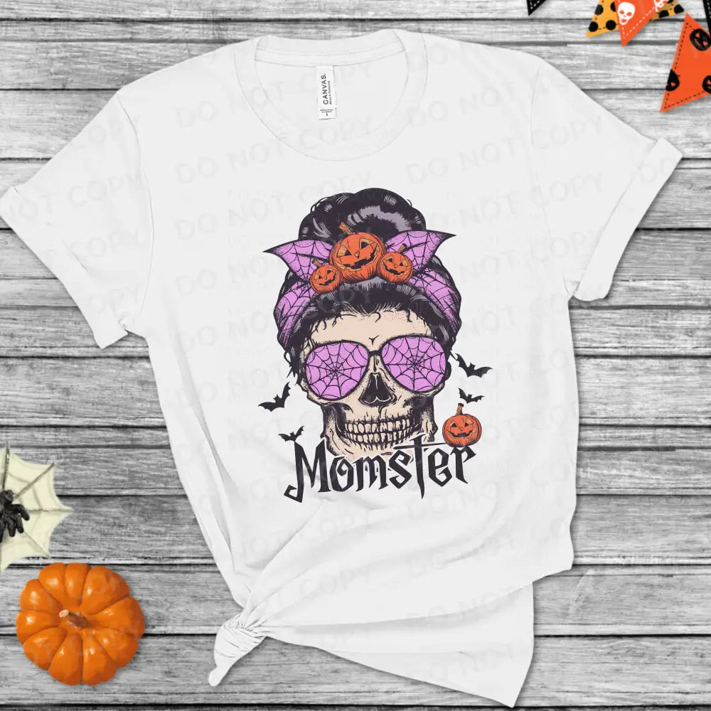 Momster Skeleton Halloween Dtf Transfer