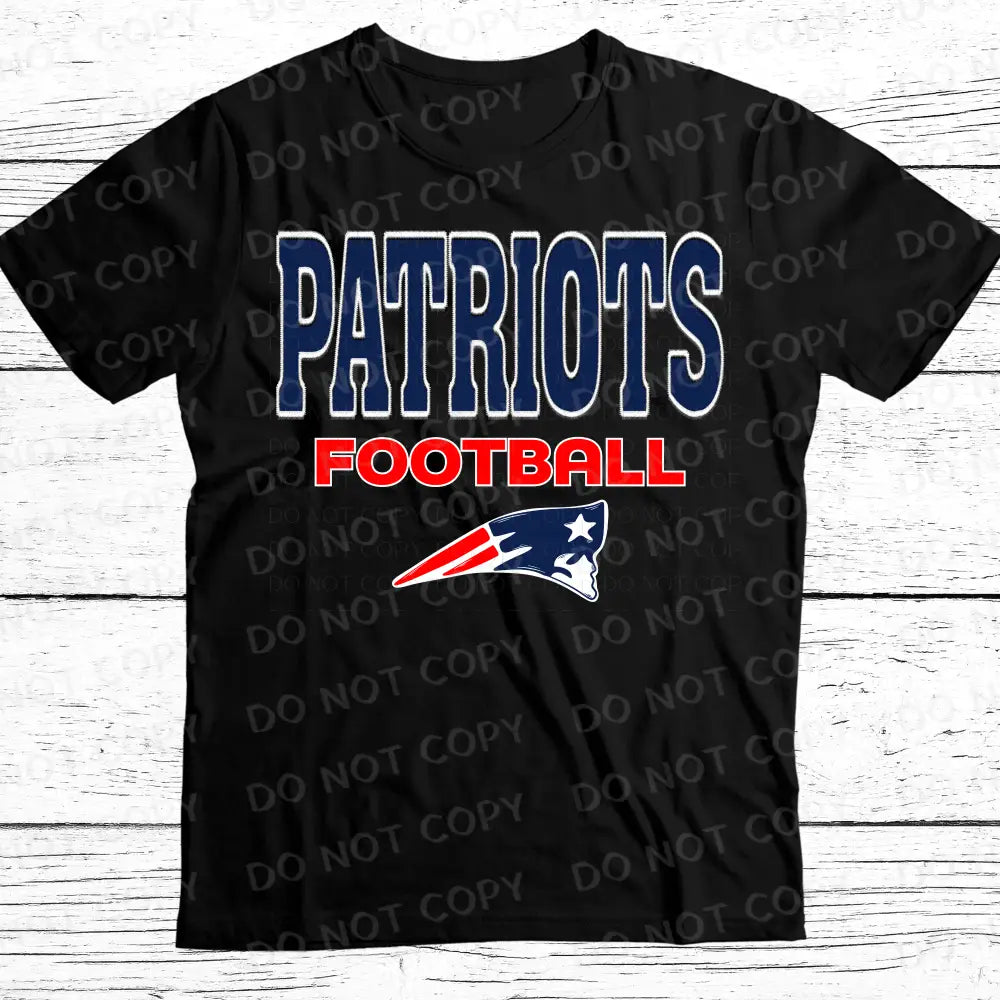 Patriots Football Dtf Transfer Unisex Design