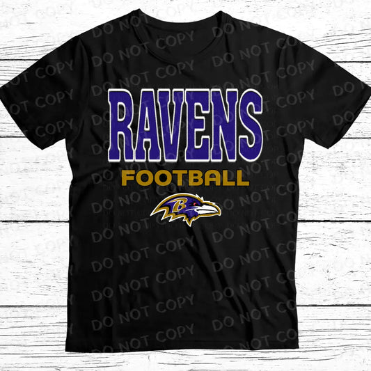 Ravens Football Dtf Transfer Unisex Design