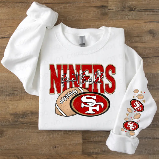 San Francisco 49Ers Football Dtf Transfer With Sleeve