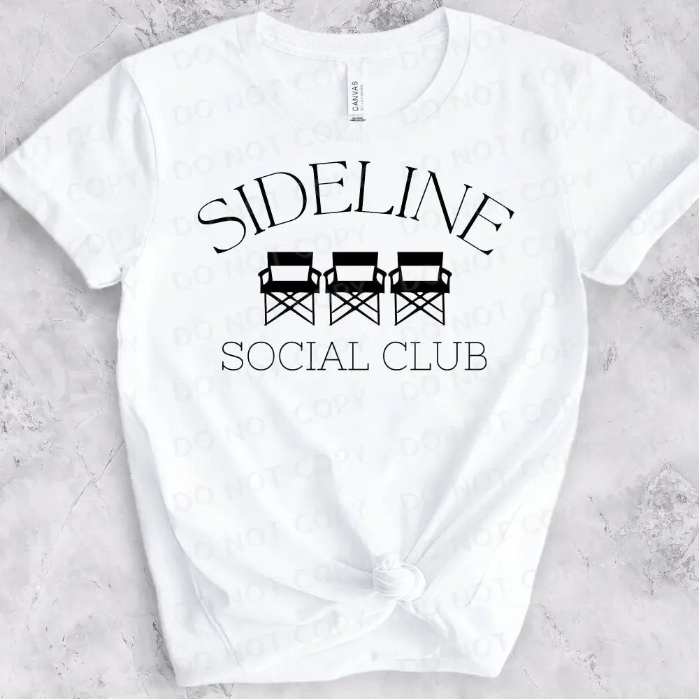 Sideline Social Club Dtf Transfers Clear Film Prints Ready To Press Heat Transfer Direct Print Hot