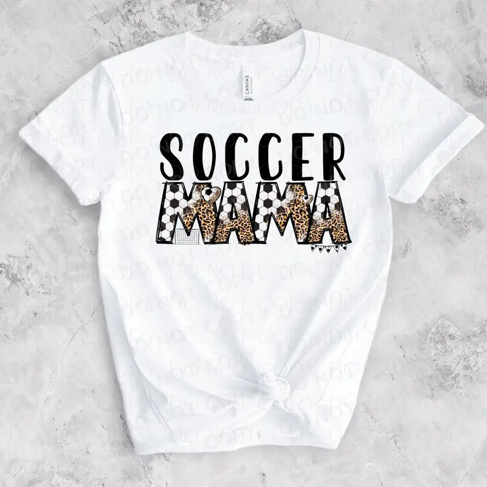 Soccer Mama Leopard Dtf Transfer