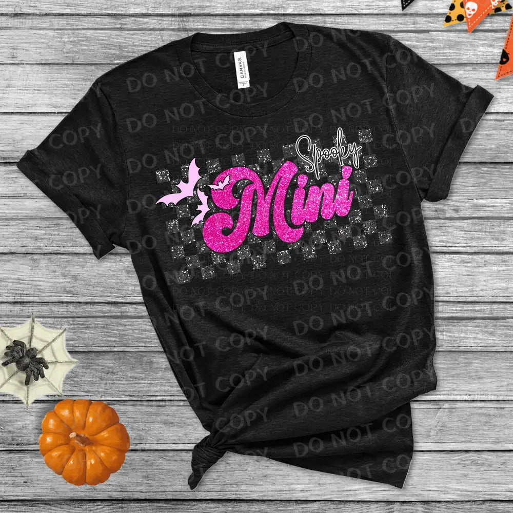 Spooky Mini Faux Glitter Dtf Transfer