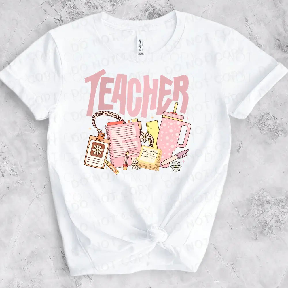 Teacher Things Dtf Transfer