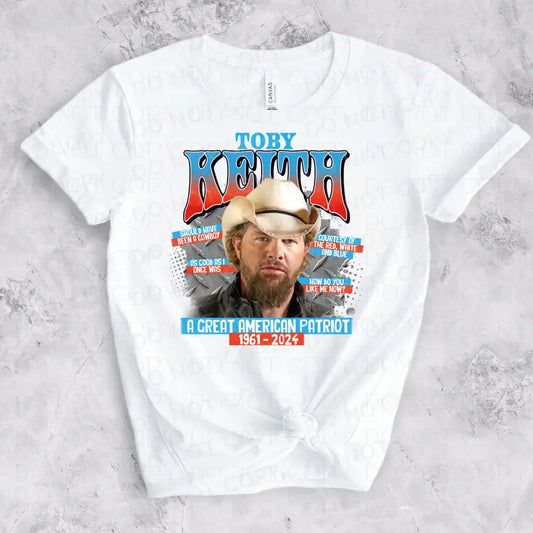 Toby Keith Great American Patriot Dtf Transfer