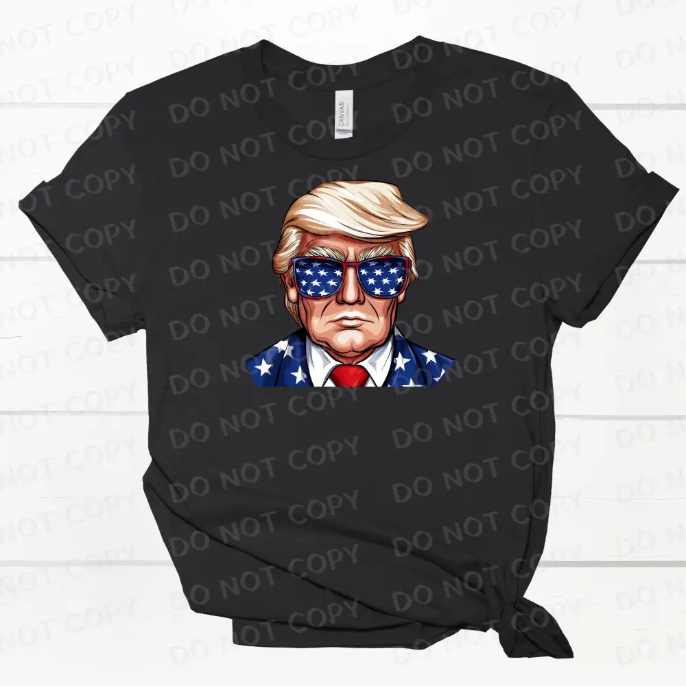 Trump Patriotic Cartoon Dtf Transfers Clear Film Prints Ready To Press Heat Transfer Direct Print